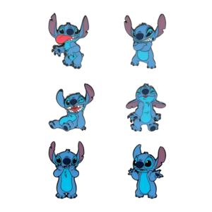 Картинка товара Значок «Loungefly Blind Box Pin Disney Stitch Funny Faces», в ассортименте 